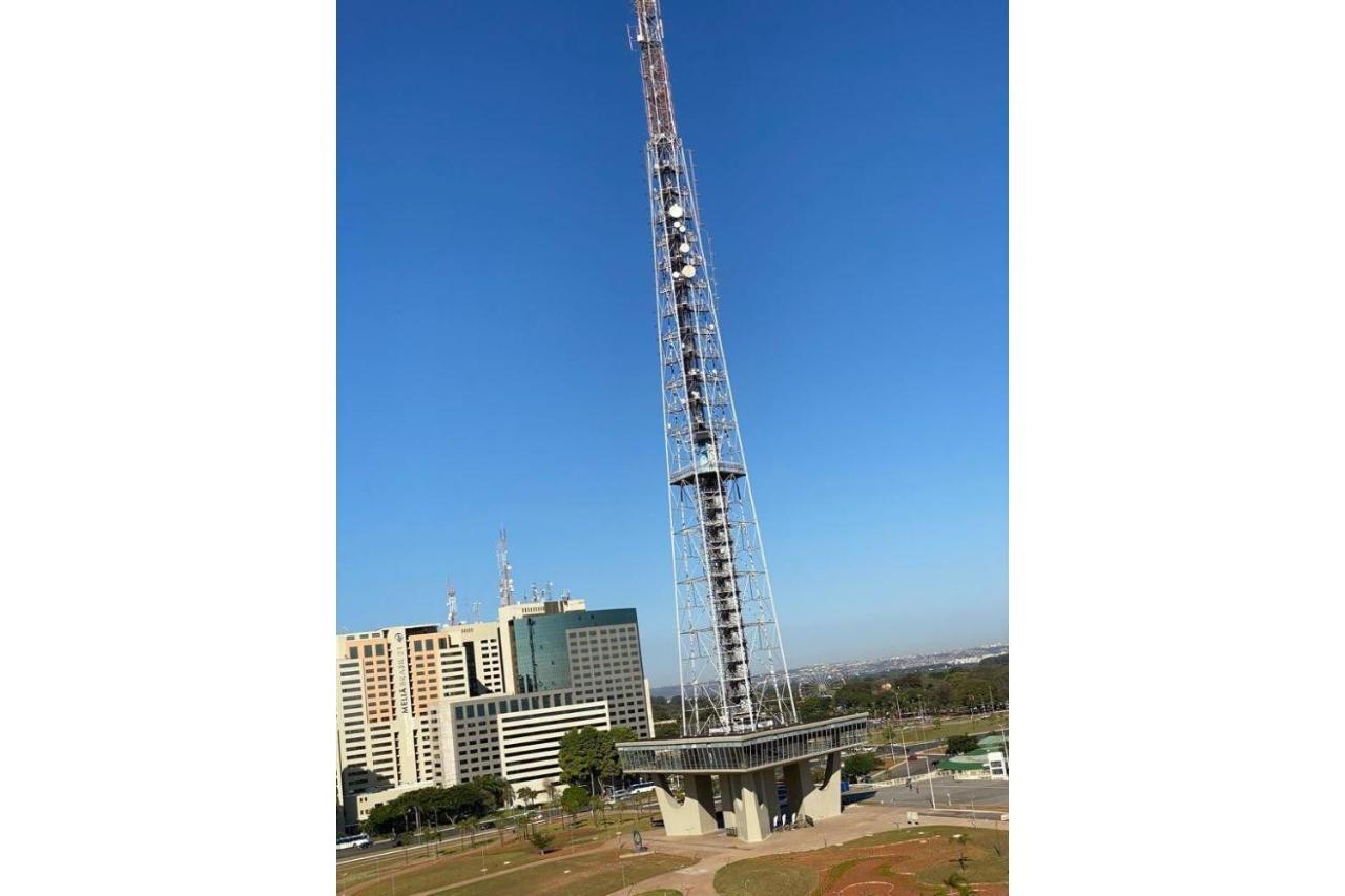 Flat Encantador No 7º Com Vista Pra Torre De Tv Brasília Zewnętrze zdjęcie